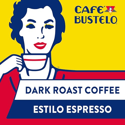 Café Bustelo, Espresso Style Dark Roast Ground Coffee, 10 oz. Can | Packaging May Vary