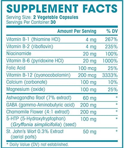 ZENTA - The Natural Relief Supplement to Help Calm Body and Mind | Positive Mood Enhancer - Increase Serotonin Levels with 5-HTP, Ashwagandha