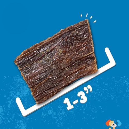 Jack&Pup Gullet Sticks for Dogs, 6" Esophagus Dog Treats (40 Pack)