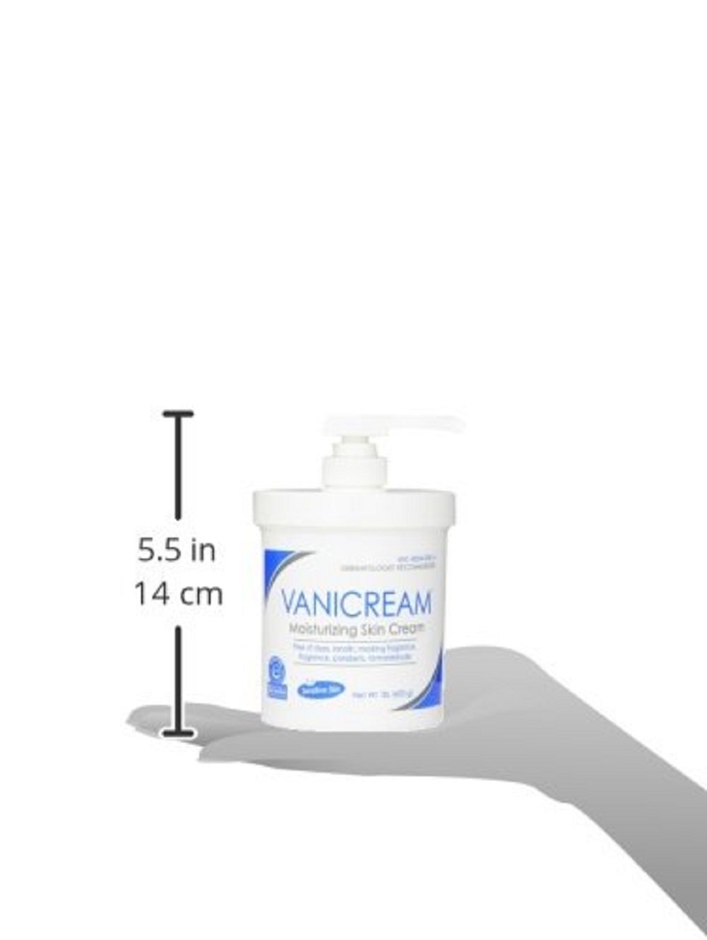 Vanicream Skin Cream With Pump Dispenser 16 oz (Pack of 3)