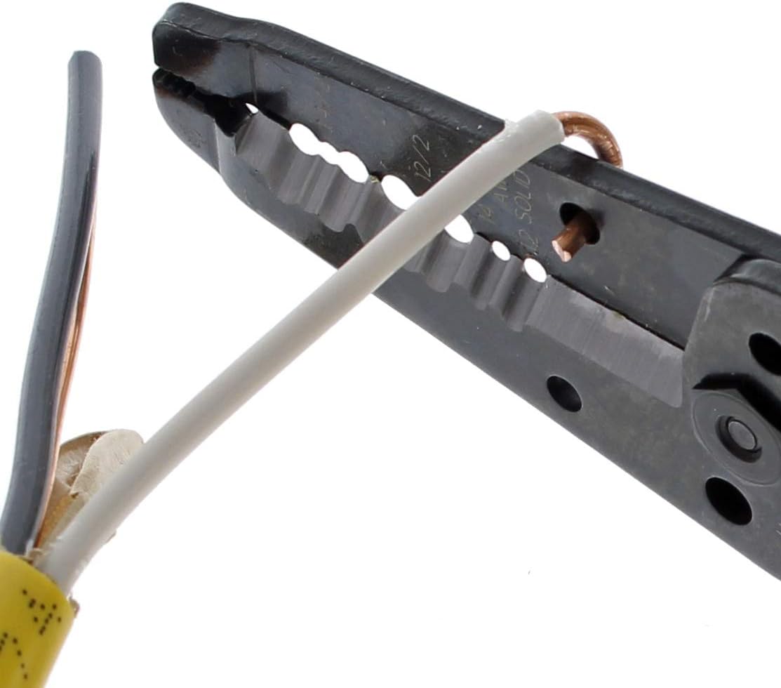 IDEAL Electrical Reflex Super T-Stripper Wire Strippers, 8–16 AWG Solid, 10–18 AWG Stranded, Ergonomic Wire Cutter and Stripping Tool with Textured Sleeves, Locking Handle