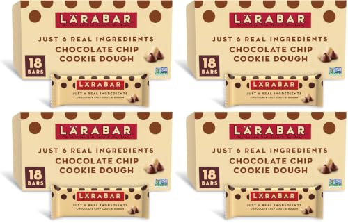 Larabar Chocolate Chip Cookie Dough, Fruit & Nut Bars, 18 ct, 28.8 oz