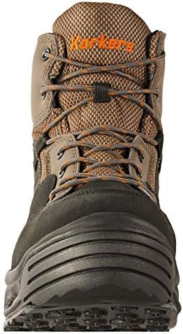 Korkers Buckskin Men's Wading Boots - Durable and Non-Corrosive - Includes Interchangeable Felt & Kling-On Soles