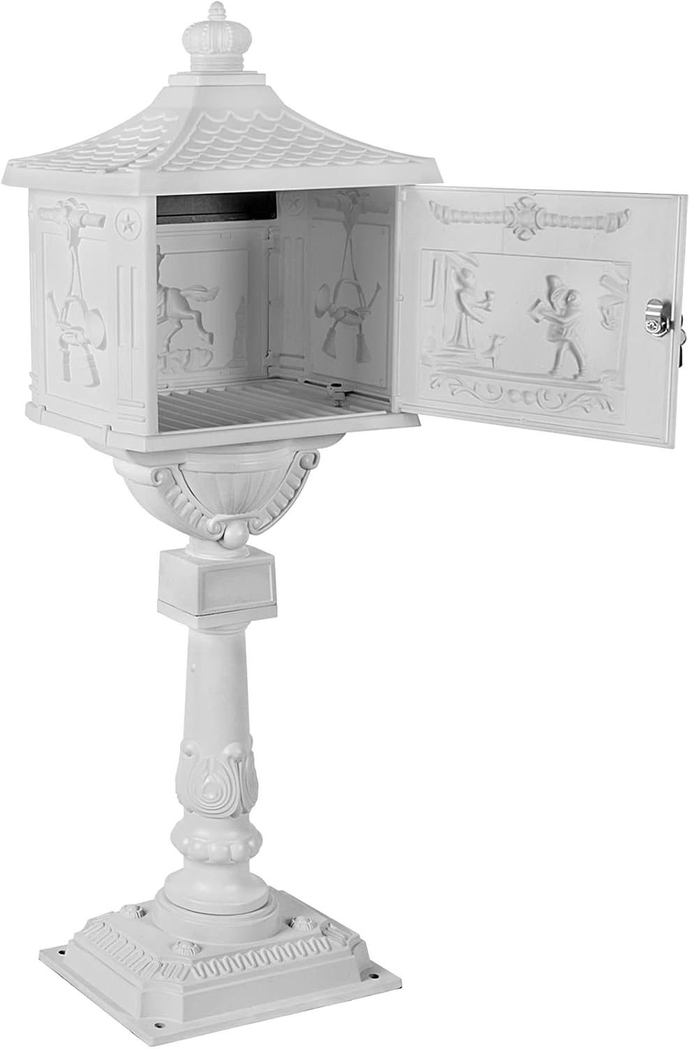 Polar Aurora Mailbox Cast Aluminum Bronze Mail Box Postal Box Security Heavy Duty New