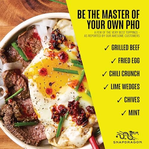 Snapdragon Pho Soup Bowl, Beef Pho, 2.1 oz (Pack of 6)