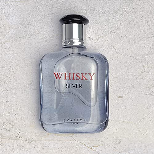 WHISKY SILVER Eau de Toilette for Men – Magnetic and Unique Scent with Verbena