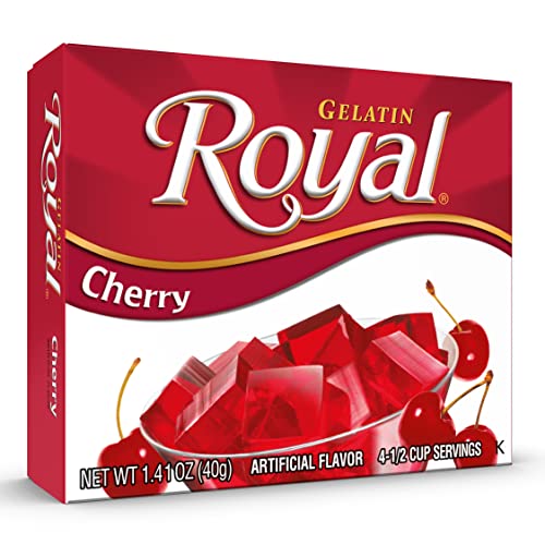 Royal Gelatin, Fat Free Dessert Mix, Lime (12 - 1.4 Ounce Boxes) (Pack of 12)