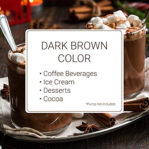 Monin - Sugar Free Dark Chocolate Sauce, Velvety and Rich, Great for Desserts, Coffee, and Snacks, Gluten-Free (64 Ounce)