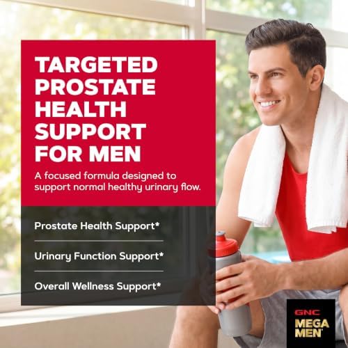 GNC Men's Prostate Formula, 60 Softgels, Supports Normal Reproductive Function