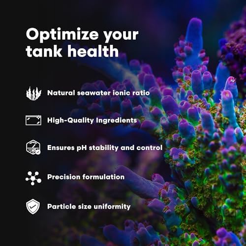Brightwell Aquatics - NeoMarine Marine Salt Blend for Reef Aquarium - Fish Tank Starter Aquarium Salt - Aquarium Water Treatments, 16-GAL