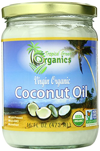 Tropical Green Organics Virgin Coconut Oil, 16 Ounce