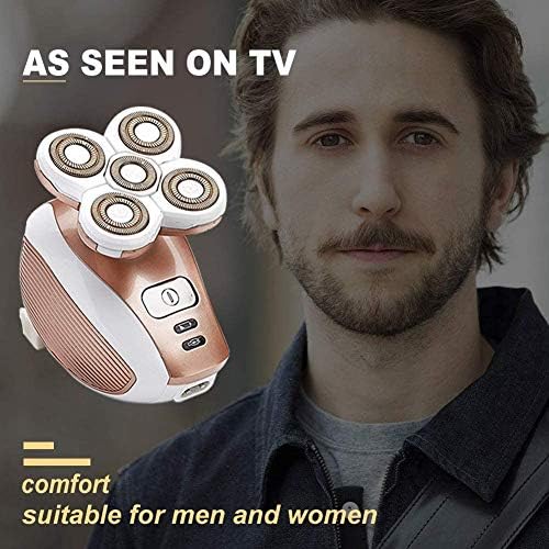 Painless Electric Razor for Women, Rechargeable Waterproof Electric Shaver