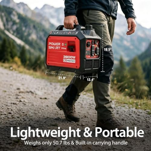 PowerSmart 2500 Watt Portable Inverter Generator for Camping