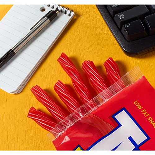 Twizzlers, Pull 'N' Peel Cherry Flavored Licorice Style, Chewy Candy Bag, 14 Ounce