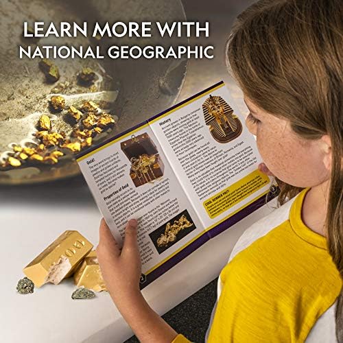 National Geographic Fool's Gold Dig Kit with 12 Gold Bar Dig Bricks