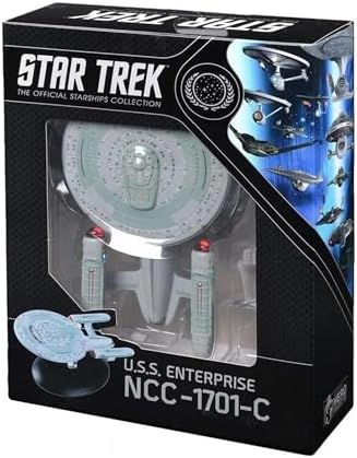 Hero Collector| Star Trek The Official Starships Collection | Eaglemoss Model Ship Box U.S.S. Enterprise NCC-1701-C