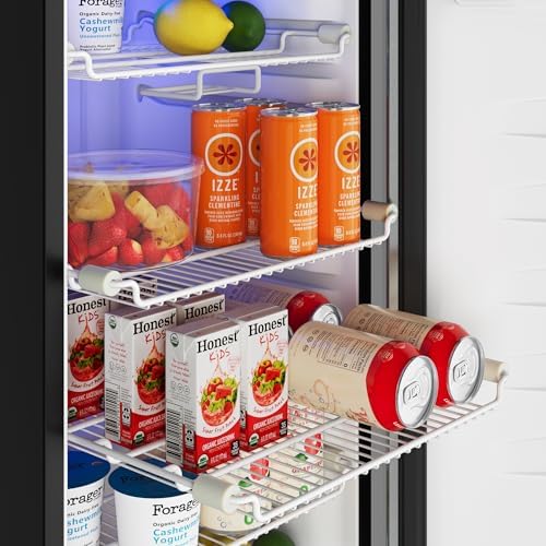 EdgeStar BWC210SLD 113 Can Beverage Center Stainless Solid Door | Freestanding, Reversible door, Digital Display, LED Light, Door Lock
