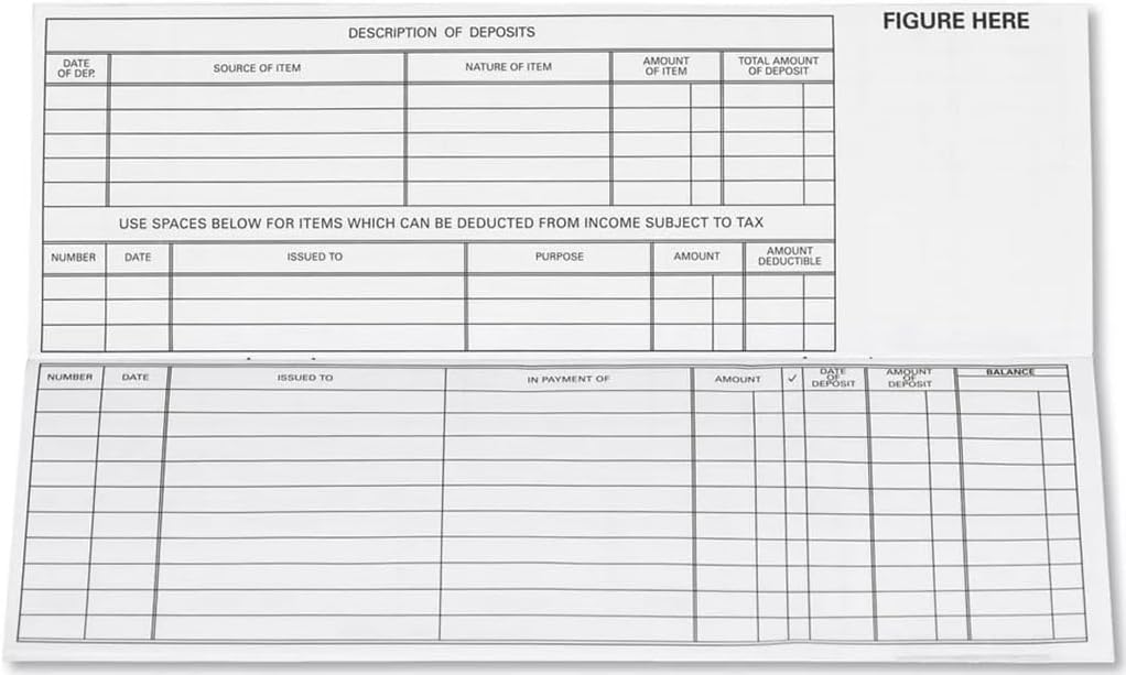 Register for Traveller Checks (1 Pack of 5 Registers)