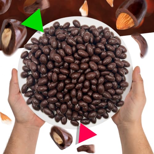 Dark Chocolate Covered Almonds, Chocolate Nuts, 2 Lb Bag
