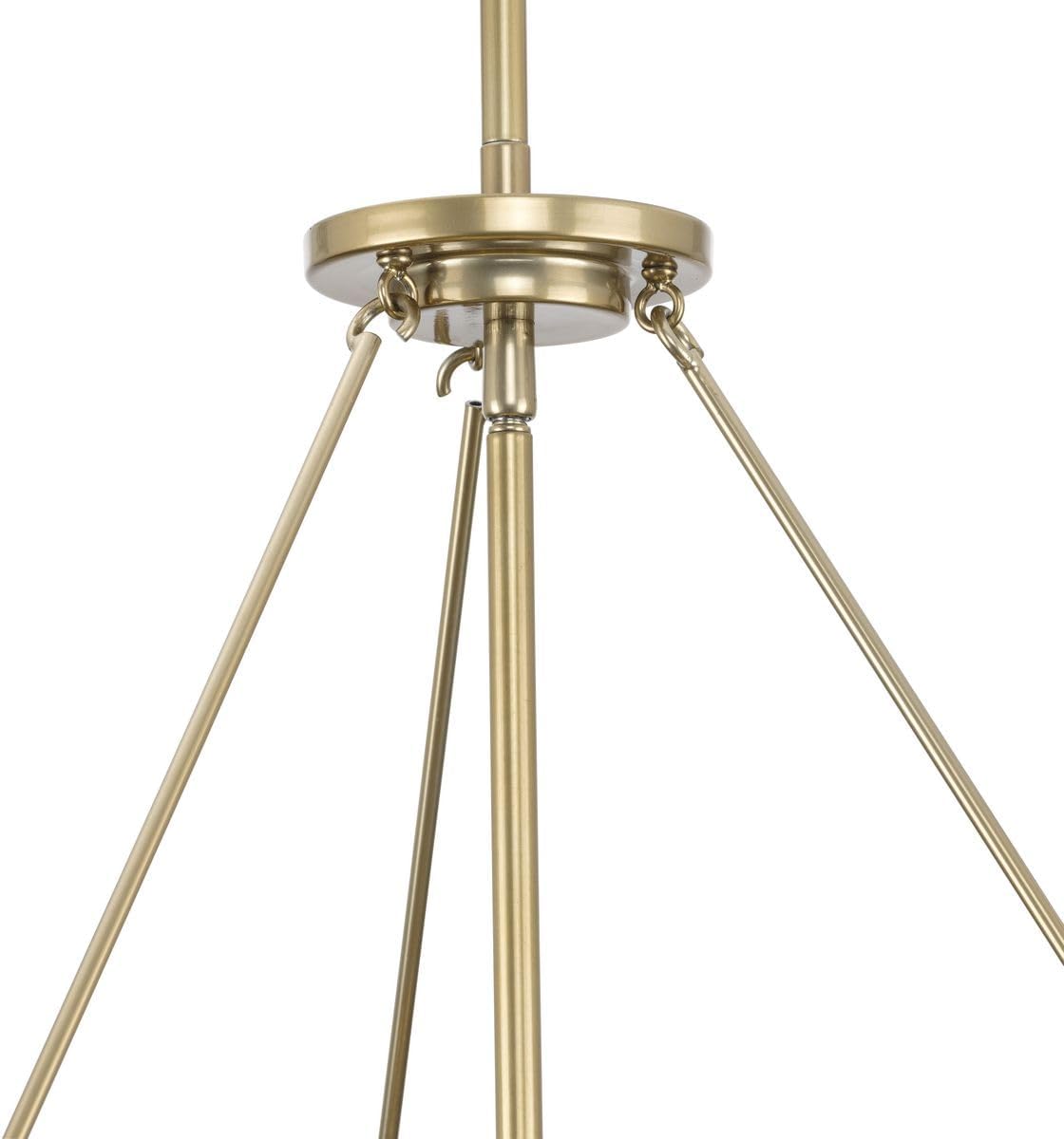 Progress Lighting Lusail 48 in. 13-Light Modern Organic Soft Gold Chandelier with Foundry Gold