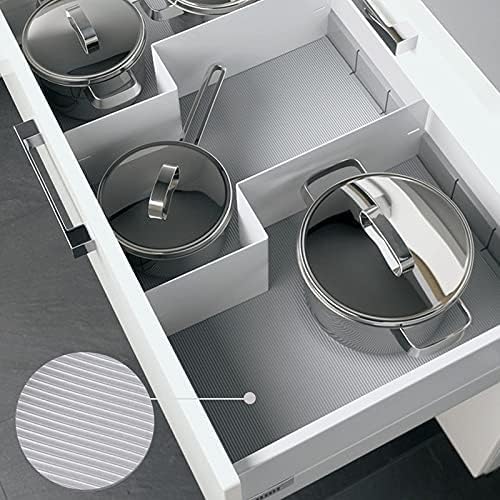 Shelf Liner, Non-Slip Cabinet Liner, Washable Oil-Proof for Kitchen Cabinet, Shelves, Refrigerator, Storage, Desks, 12 Inches x 20 FT