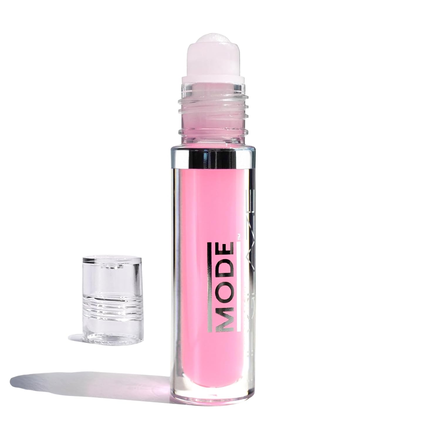 MODE Lip Glaze Cotton Candy Flavored Lip Gloss, Hydrating Sheer Wet Shine, Skincare Fruit Oils
