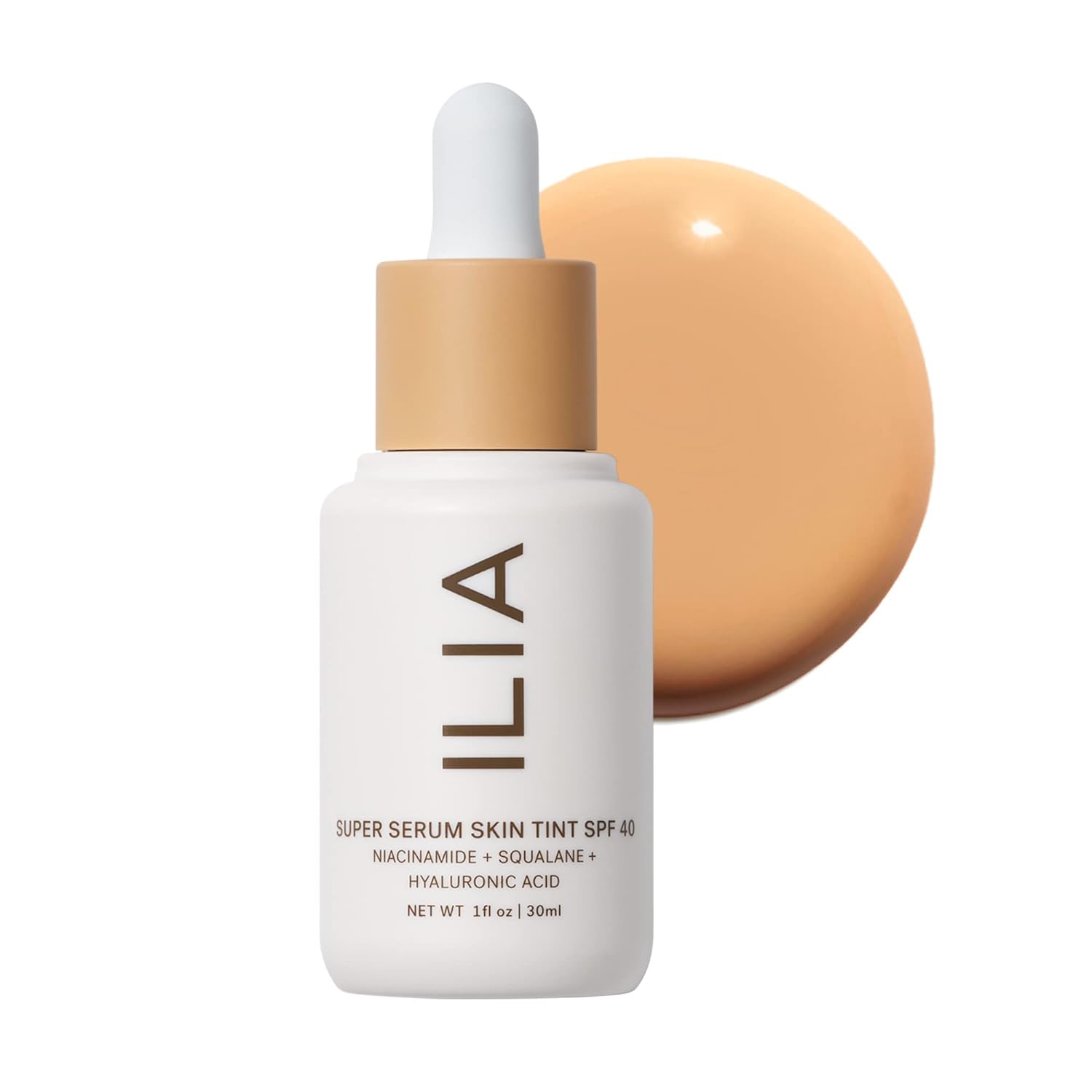 ILIA - Super Serum Skin Tint SPF 40 (Diaz ST7, 1 fl oz | 30 ml)