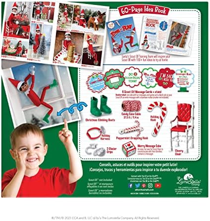 The Elf on the Shelf Elves at Play Tools and Tips for Your Scout Elf - 60-Page Guide Book with 100+ Quick and Easy Ideas and 15 Scout Elf Tools