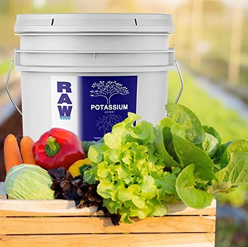 RAW Potassium Fertilizer - Water Soluble High Potassium for Plants, 8 oz | Fertilizer for Garden Use and Vegetable Cultivation - Bloom & Fruiting Plant, Hydroponic and Greenhouse Production