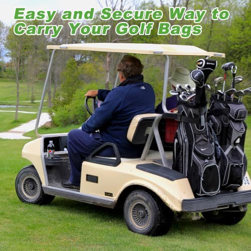 10L0L Golf Cart Bag Holder for Club Car DS 1987-Up Gas & Electric