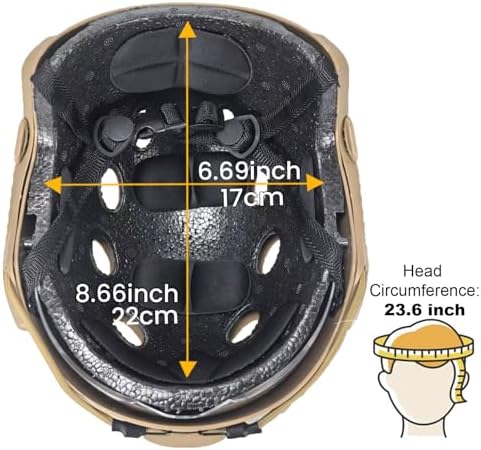 PJ Type Tactical Multifunctional Fast Helmet with Visor Goggles Version