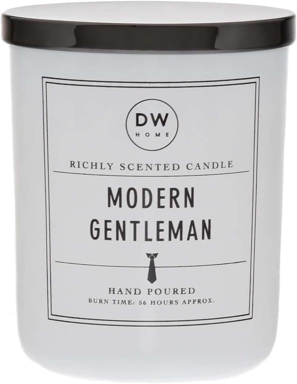 DW Home Warm Tobacco Pipe Scented Candles, 15 oz Large Double Wick Jar, Up to 56 Hour Burn Time, Strong Long Lasting Woodsy Fragrance, Gifts for Men & Women