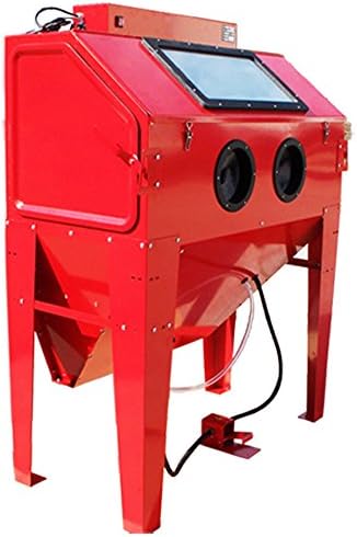 HD Industrial Air Sand Blaster Cabinet Sandblaster Tank Blasting 110 Gallon
