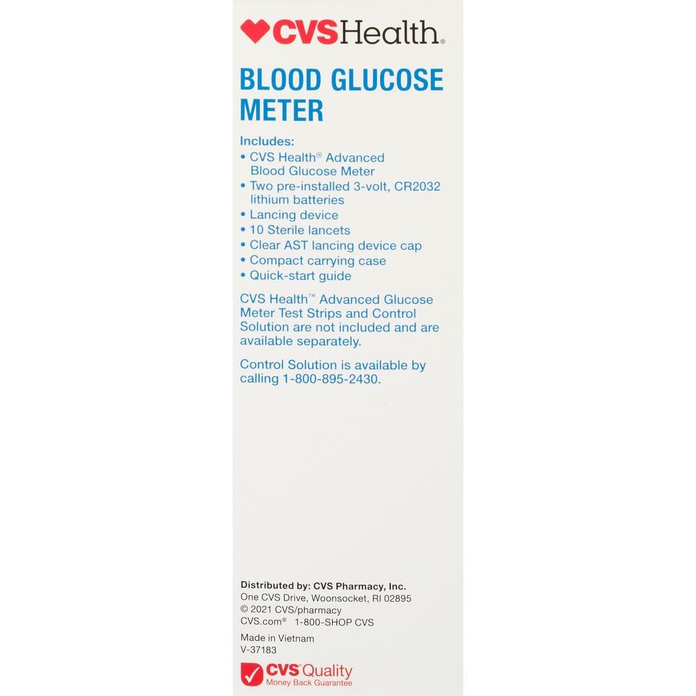 CVS Health Advanced Blood Glucose Meter