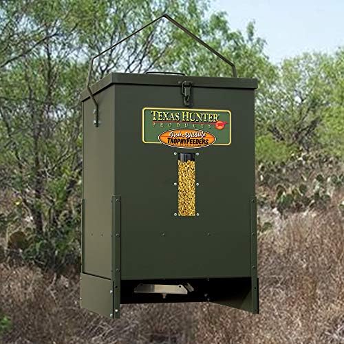 Texas Hunter 100lb. Capacity Hanging Wildlife Feeder - Model HF100W