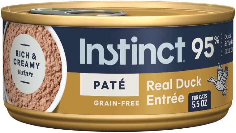 Instinct Original Grain Free Real Rabbit Recipe Natural Wet Canned Cat Food, 3 oz. Cans (Case of 24) | Rich & creamy pate texture, high protein, real rabbit, whole-food ingredients, grain-free, hydration support