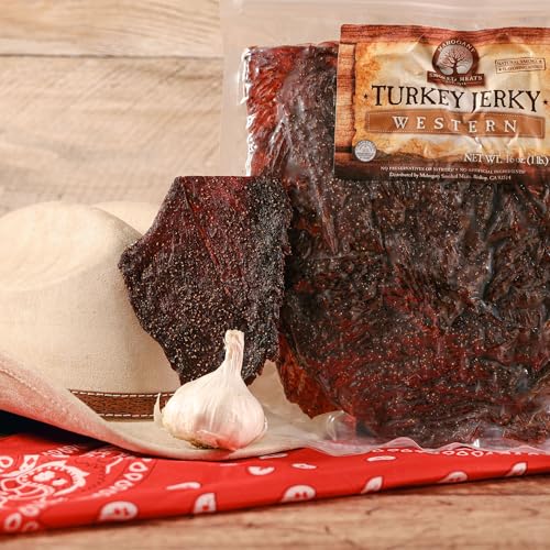 Mahogany Smoked Meats: Western Turkey Jerky - 16oz