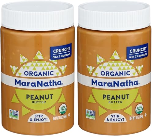 MaraNatha Organic Creamy Peanut Butter, 16 Ounce Jar
