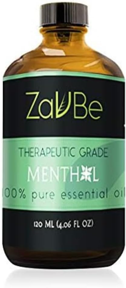 ZAVBE Menthol Breathe Essential Oil Blend 120 ml - Pure, Essential Oil for Diffuser Undiluted, Natural, Therapeutic Grade