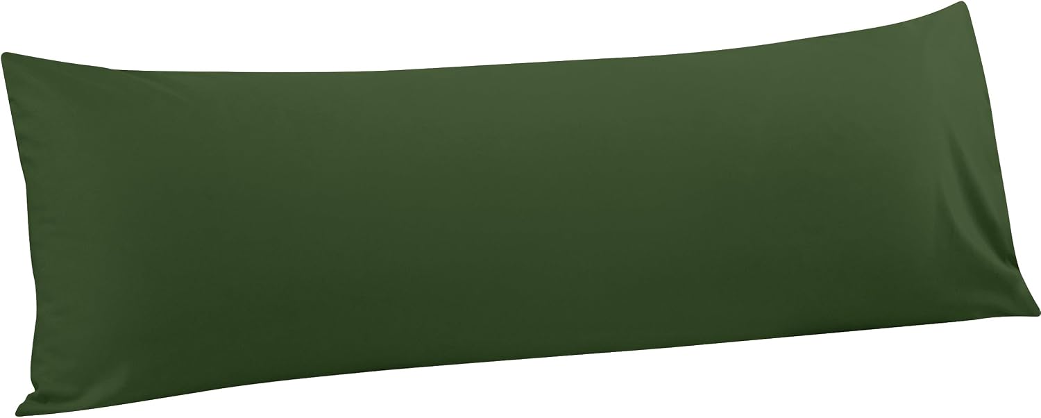 FLXXIE 2-Pack Microfiber Standard Pillow Cases, Envelope Style, White
