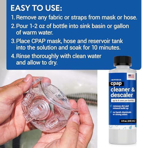 IMPRESA CPAP Cleaning Solution - 2-Pack