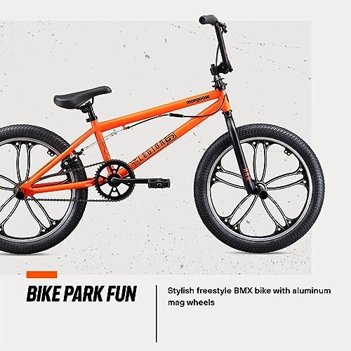 Mongoose Legion BMX Bike, Hi-Ten Steel Frame, 25x9T, 36x16T or 40x16T Gearing