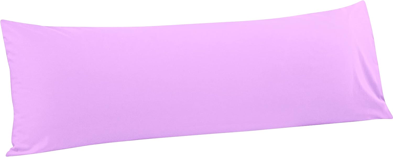 FLXXIE 2-Pack Microfiber Standard Pillow Cases, Envelope Style, White