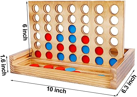 Glintoper Tic Tac Toe & 4 in a Row Tables Game Set