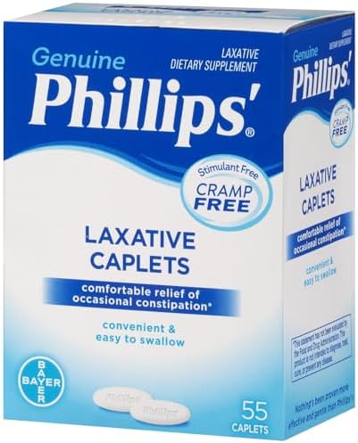 Phillips' Laxative Caplets, 24 Caplets (Pack of 4)