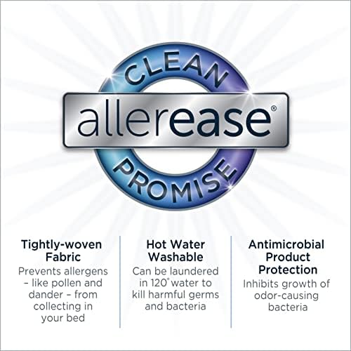 AllerEase Maximum Allergy Mattress Protector, Queen Size