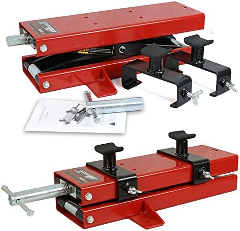F2C 1100 LB Mini Motorcycle Scissor Center Lift Jack Hoist Stand Bikes ATV Street Bikes Cruisers Touring Motorcycle Dirt Bike Stand