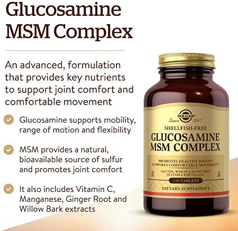 Solgar Glucosamine MSM Complex