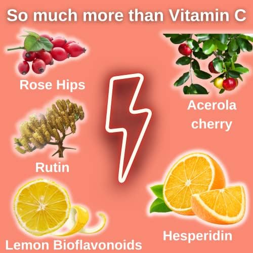Noor Vitamins 500 MG Halal Vitamin C Chewable Tablets + Rose Hips and Antioxidants I Supports Immune System I Vegan