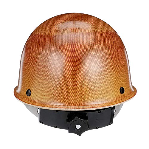 MSA 816651 Skullgard Cap Style Safety Hard Hat with Swing Ratchet Suspension | Non-slotted Cap, Made of Phenolic Resin